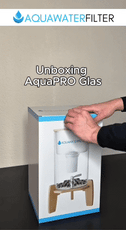 AquaPRO - Waterfilter Glas 6 Liter (filtert PFAS)