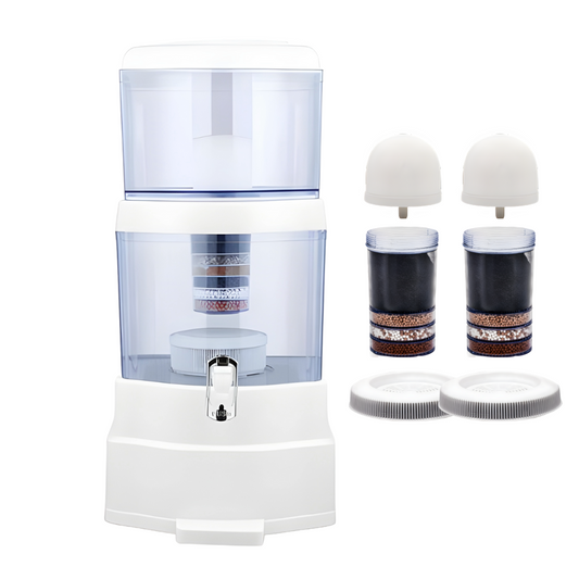 AquaPRO - Waterfilter 28 Liter Mineraalring + 2 extra filterset