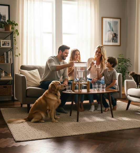 AquaPRO - Waterfilter Glas 9 Liter (filtert PFAS)