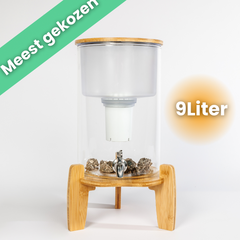 AquaPRO - Waterfilter Glas 9 Liter (filtert PFAS)