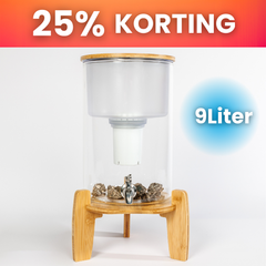 Actie: AquaPRO Glas – Glazen Waterfilter 9 Liter (filtert PFAS)